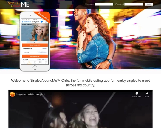 Chile Singles Around Me Logo
