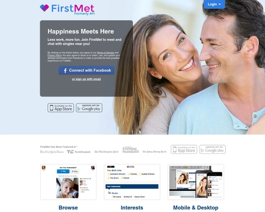 First Met Logo