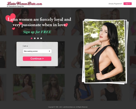 Latin Women Date Logo