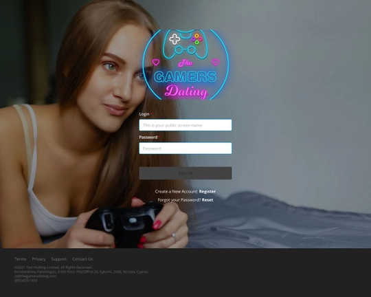 The Gamers Dating Logo